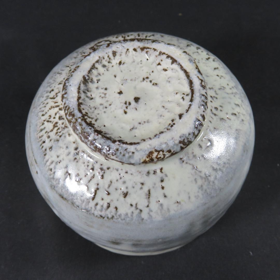 茶碗 萩焼 白本粉引 煌雪窯 清水啓功 木箱 共箱 抹茶碗 茶道具