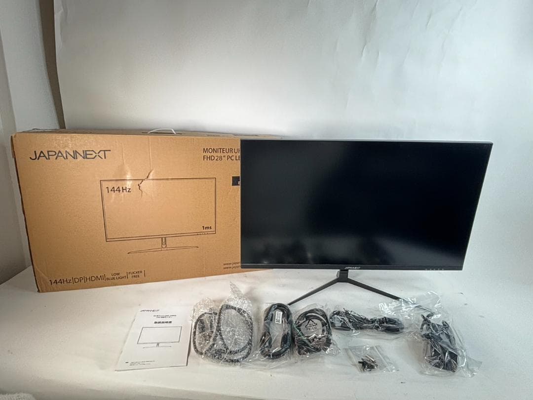 JAPANNEXT 28型ワイド UHD 144Hz LED 液晶モニター
