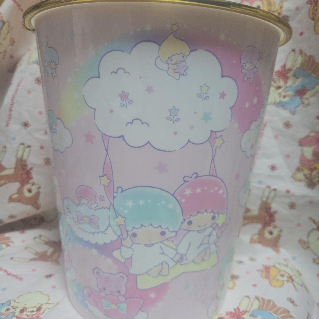 キキララ 2016年　限定　ダストボックス　ゴミ箱　ユニコーン　ゾウさんクマさん