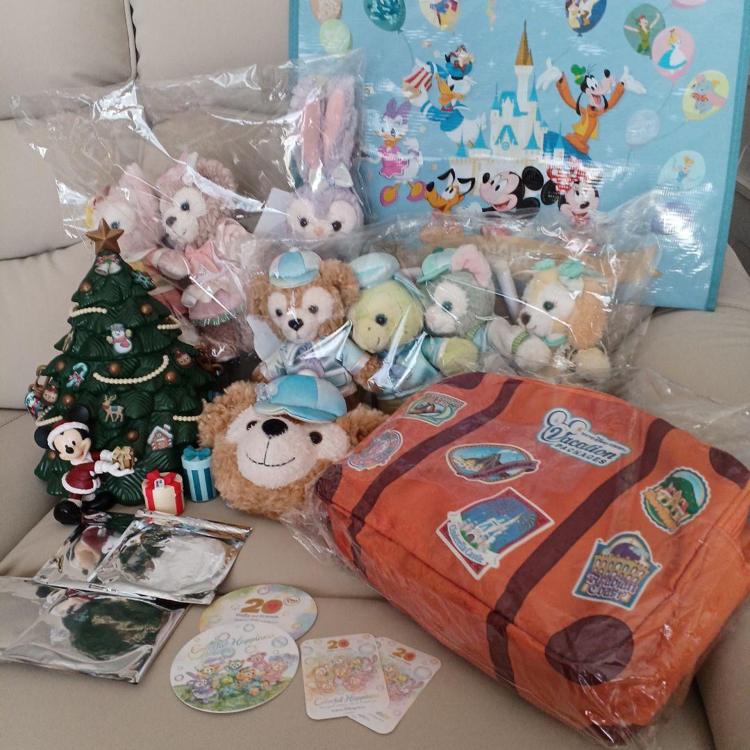 カラフルハピネス　ダッフィー＆フレンズ 　バケパ限定ポージープラッシー7体セット