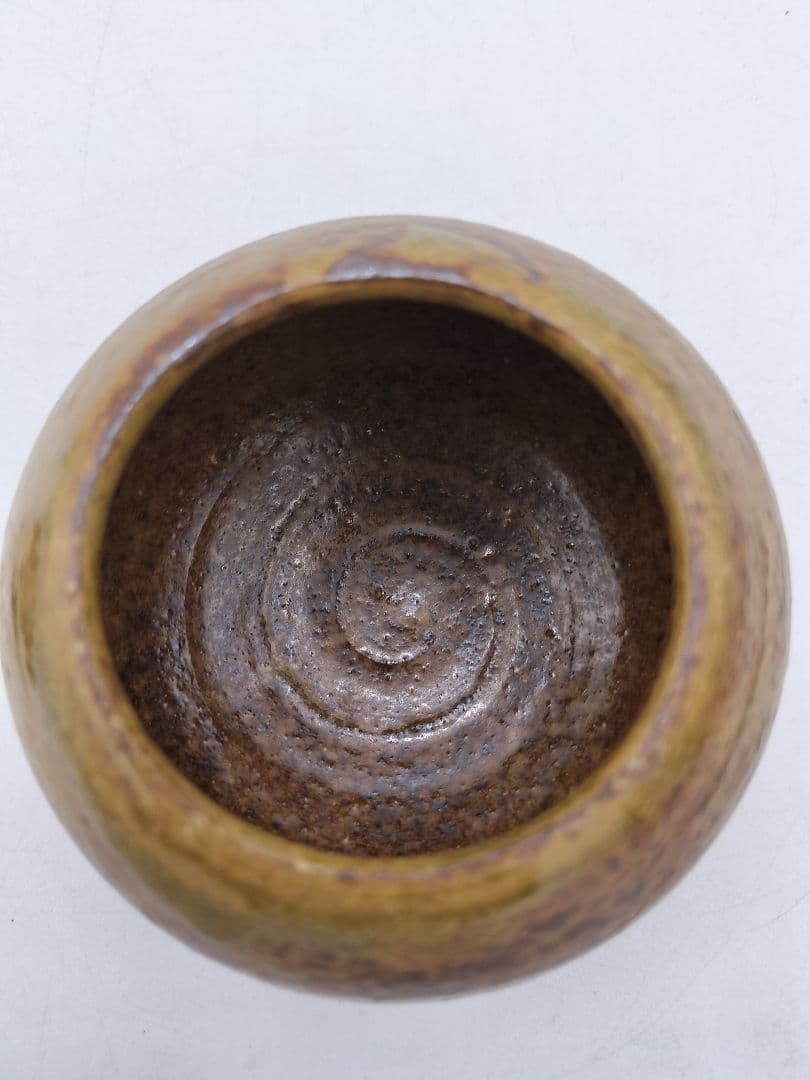 c479 茶器 柿 遠州七窯　志戸呂 廣前心斎　木箱 茶道具 古物