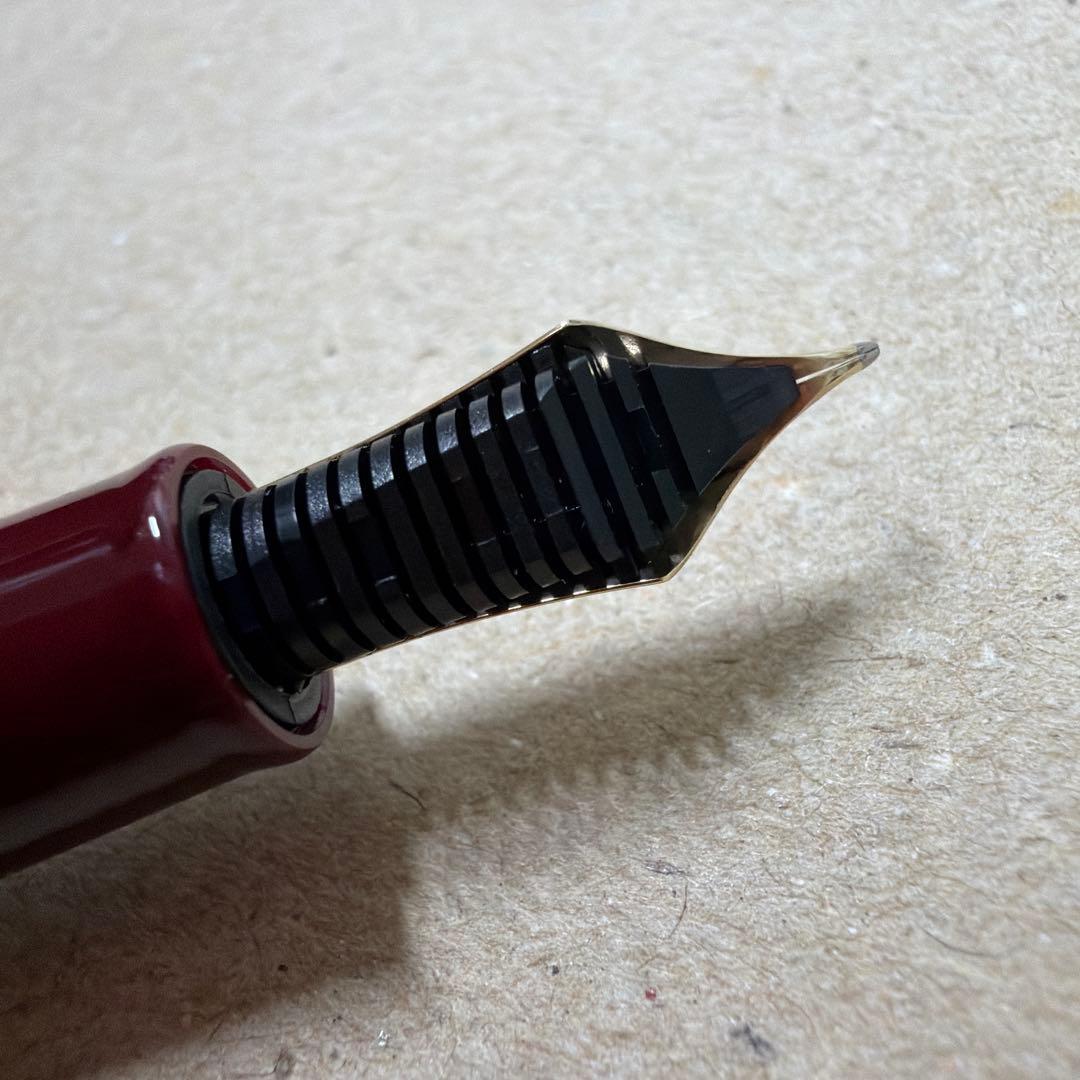 廃盤 セーラー 万年筆 ふでDEまんねん 長刀研ぎ NAG ディープレッド