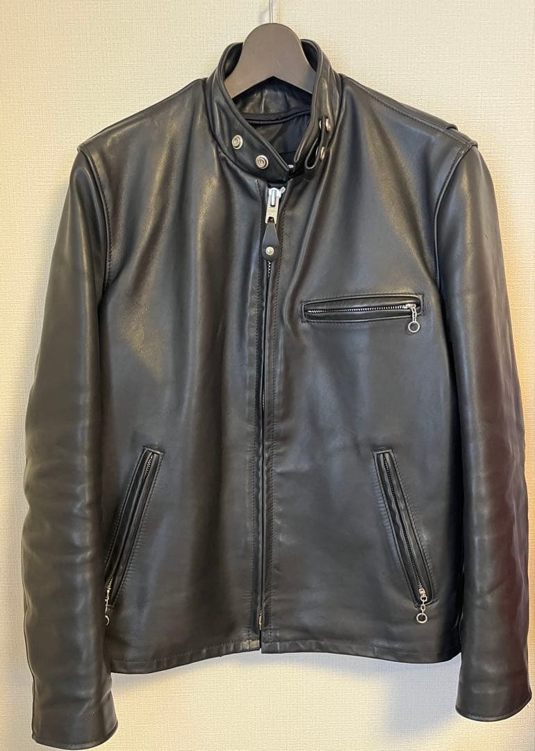 【美品】SCHOTT 641 牛革　40サイズ　アメリカ製