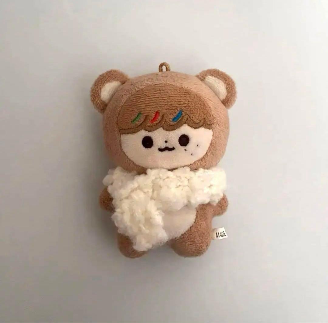 ぬい服 10cm ハンドメイド 毛糸 マフラー