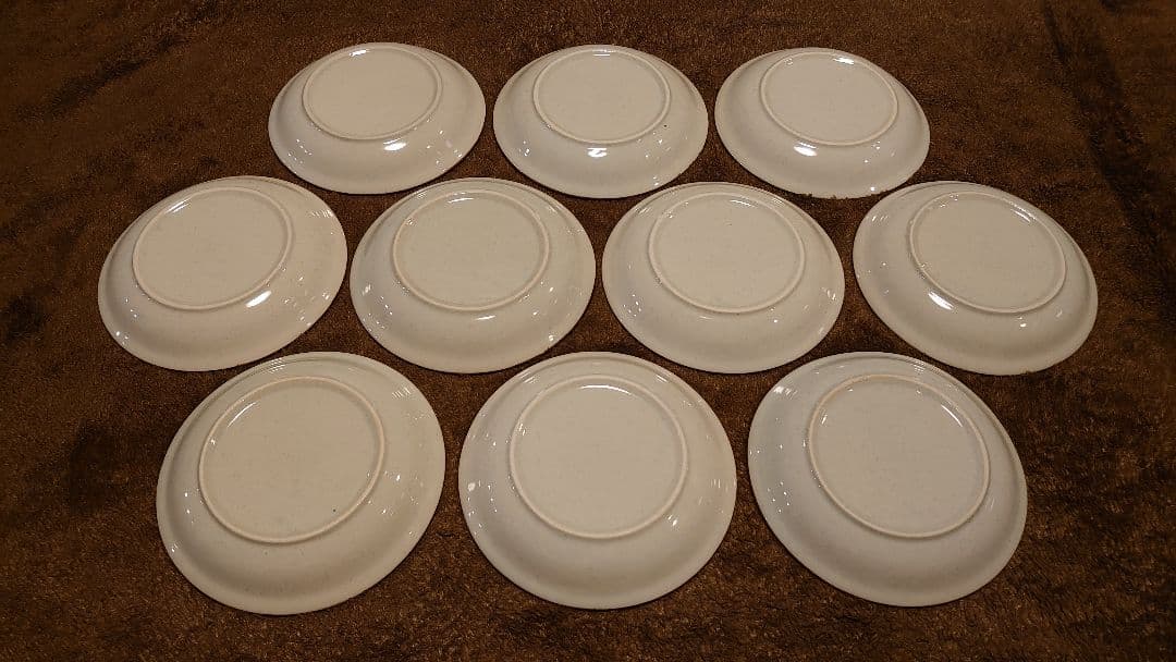 古伊万里　伊万里　染付　ぶどうの図　豆皿　菓子皿　１０客