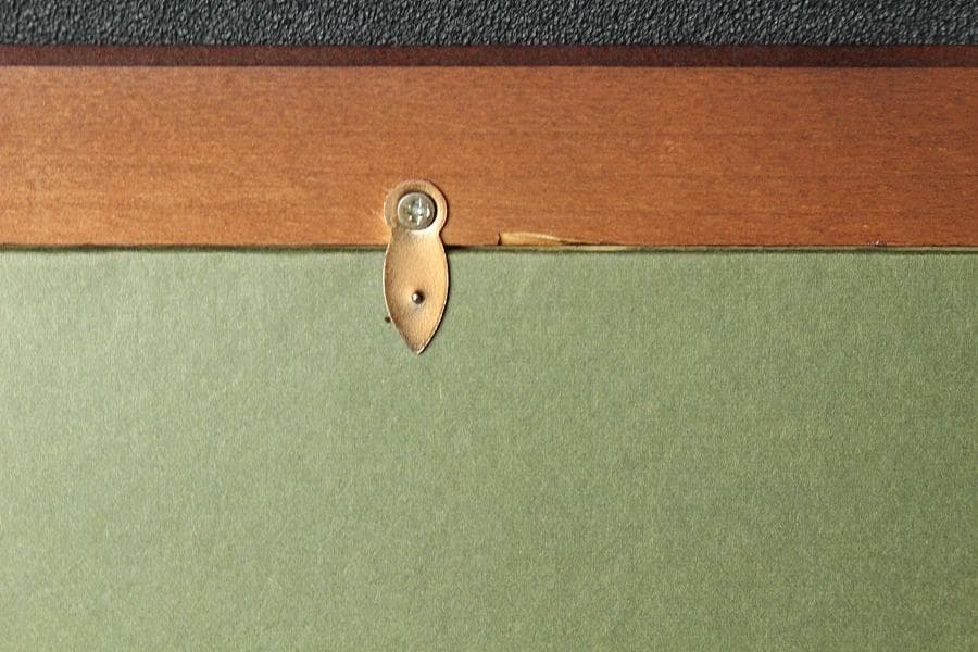 古裂 太子間道 赤地広東綿 額装 西陣 呉服屋蔵(K-LC930)