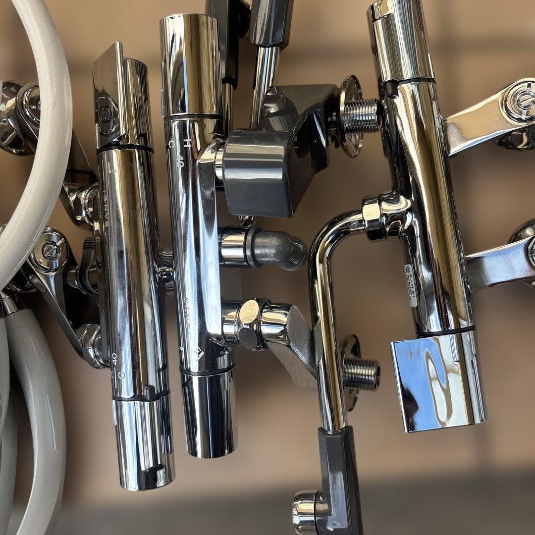 SANEI シャワーヘッド 温度調整機能付き5個組