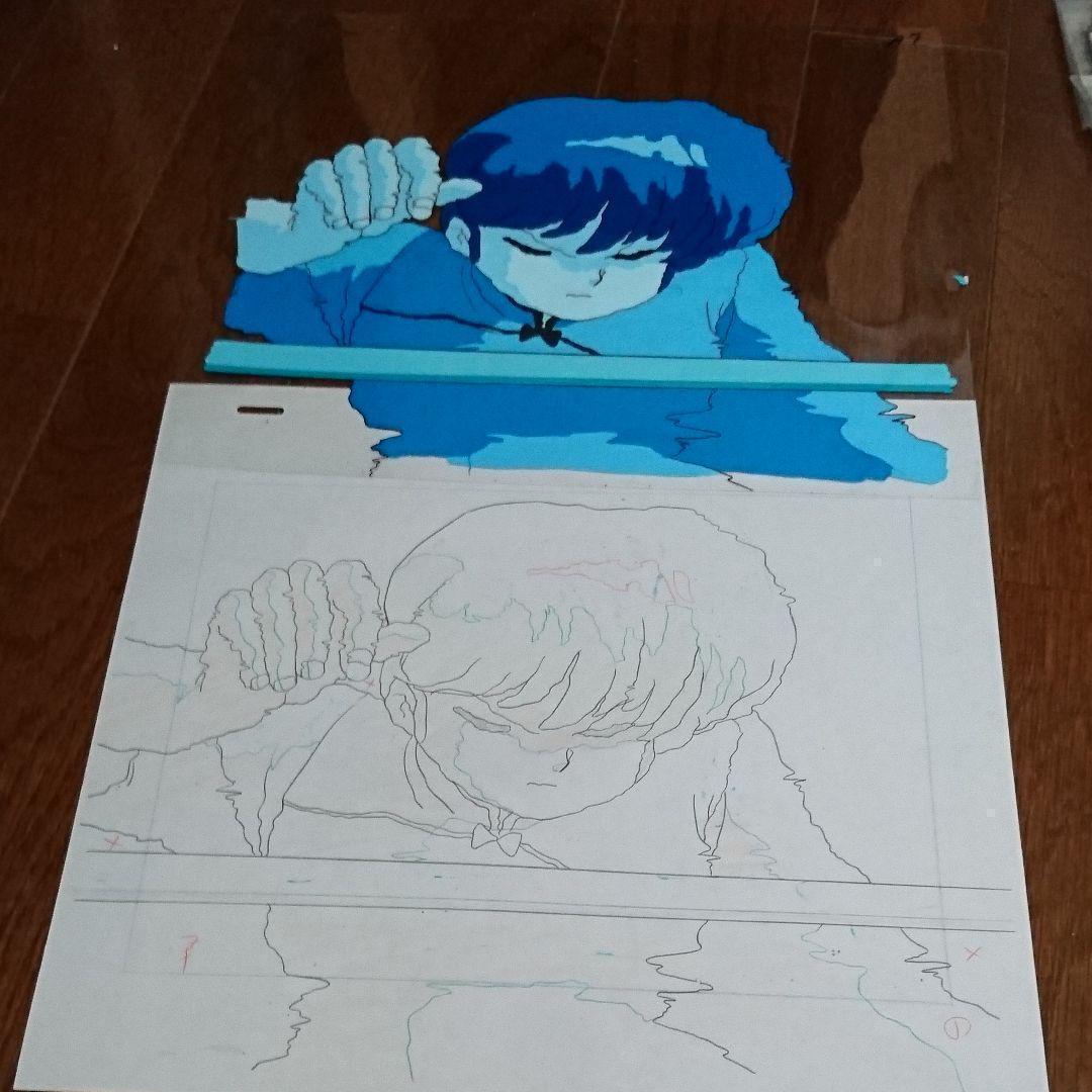 らんま1/2 セル画+セル原画 水中　放映当時使用品 (非売品）