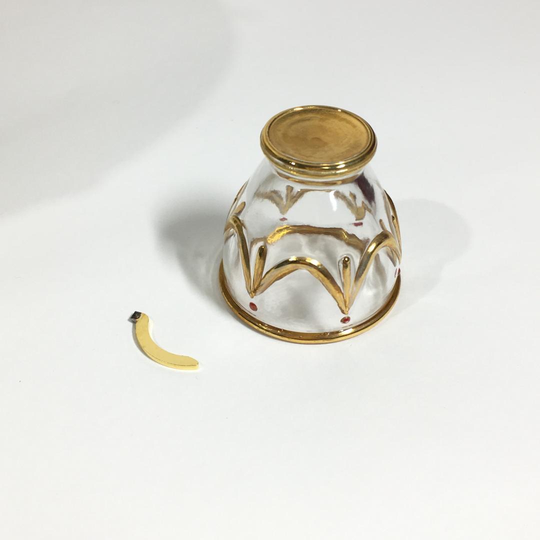 ○空瓶 インペリアルコレクション パール＆エメラルド 24金装飾 24K 金