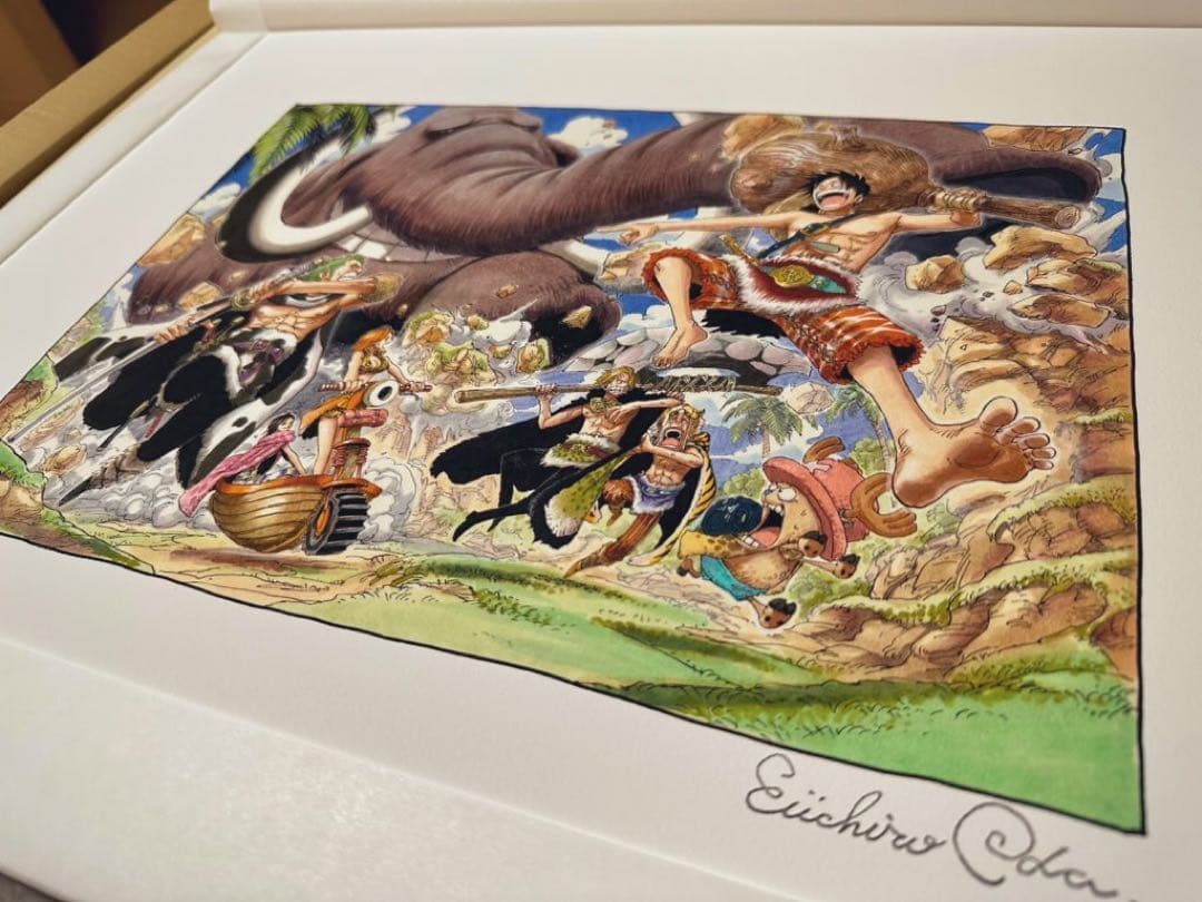 【世界20部限定複製原画】ONE PIECE / Mammoth