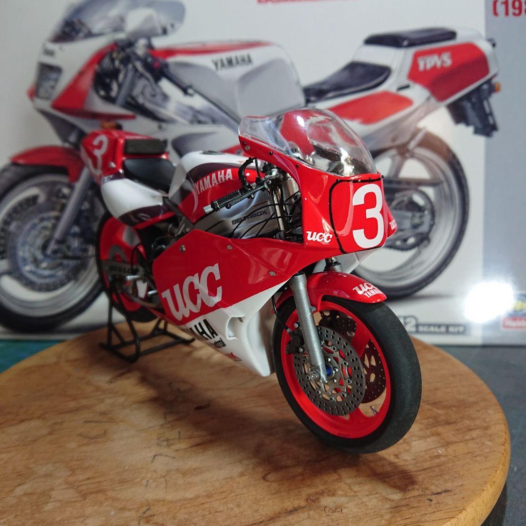 ヤマハ TZR3MA(改)88\"TZ250M本間利彦仕様 完成品 ハセガワタミヤ