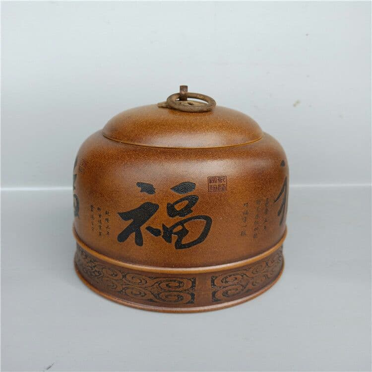 正統宜興紫砂福紫砂タンク手作り茶タンク茶器
