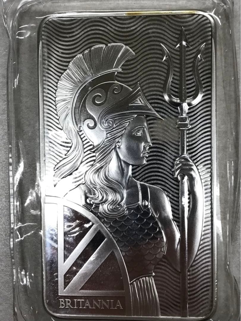 B002 10 oz ブリタニア 銀バー 999