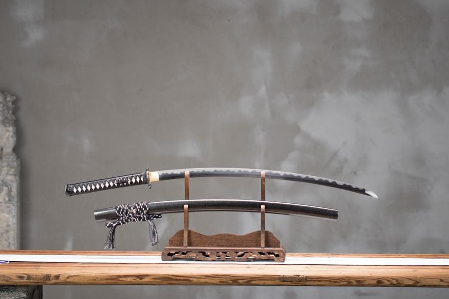まげがた太刀 日本刀 模造刀 居合刀 武士道 武蔵 鑑賞用 手鍛造打