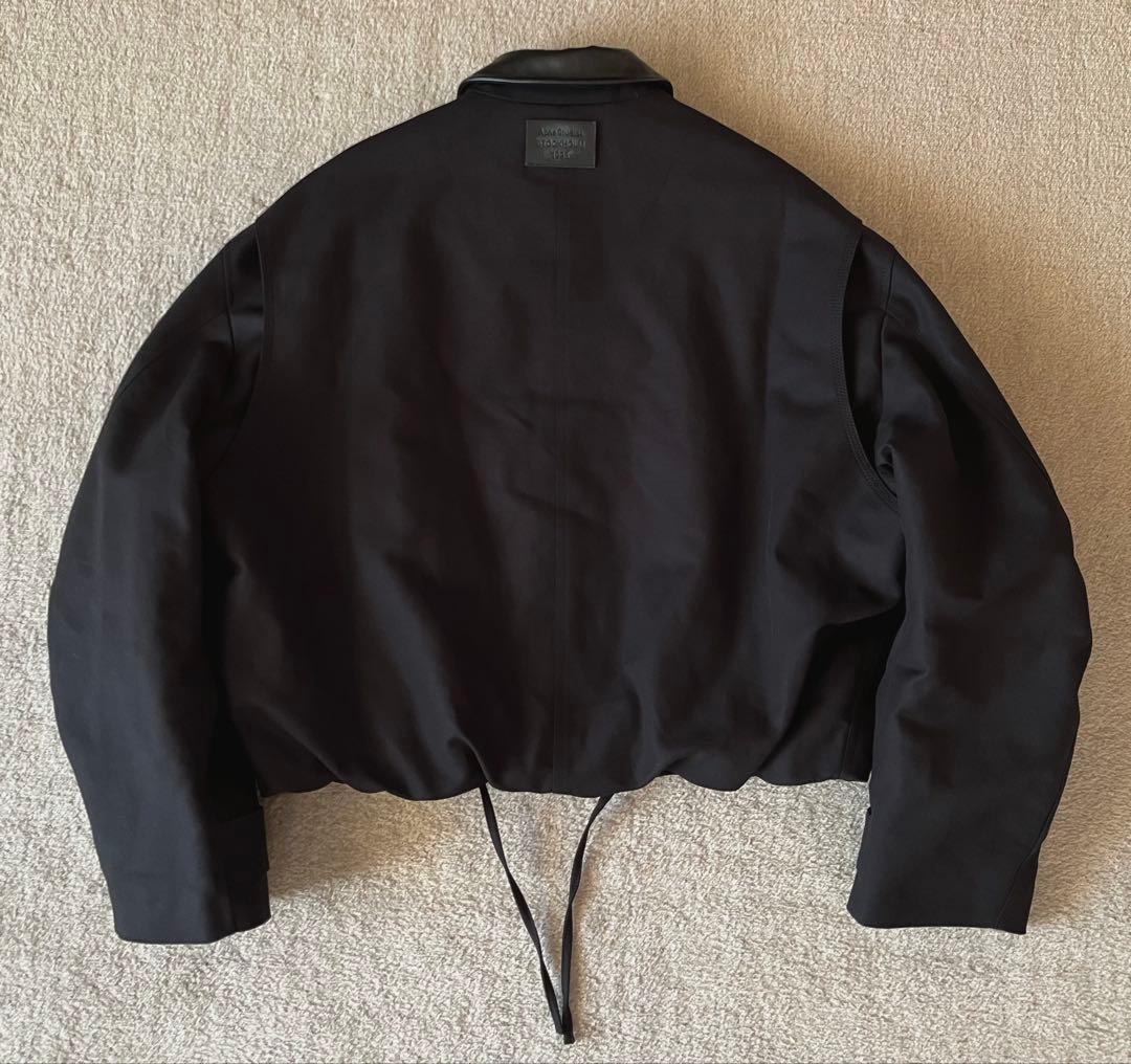 Acne Studious ボンバーパデッドジャケット 新色ブラック44