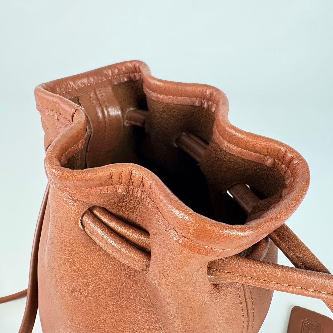 レア箱付　美品　オールド　コーチ 巾着 ショルダーバッグ USA製　4144