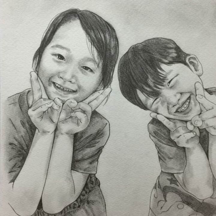 似顔絵イラストオーダー  sample