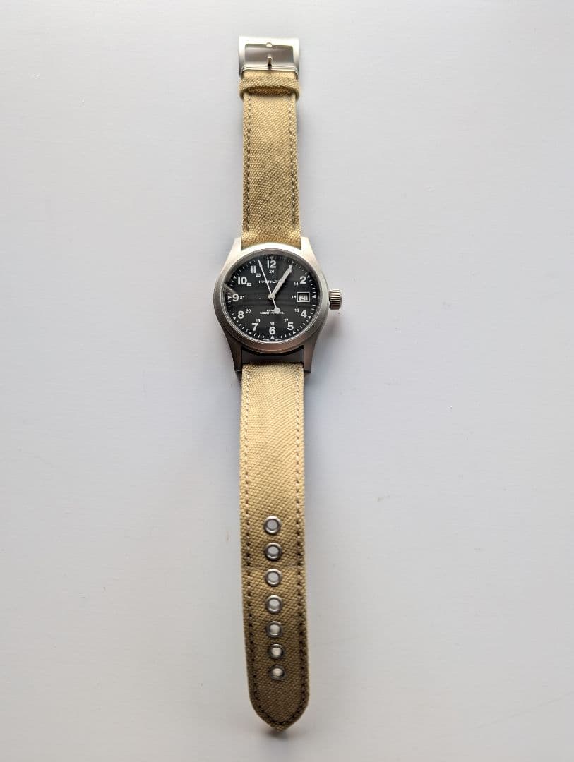 HAMILTON Khaki Field 手巻き時計 ブラック