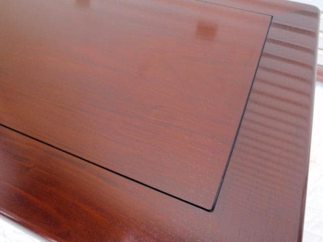 特価！新品♪4尺(120巾) 花梨無垢 一重ヌキ入り 高級座卓 座敷机ちゃぶ台