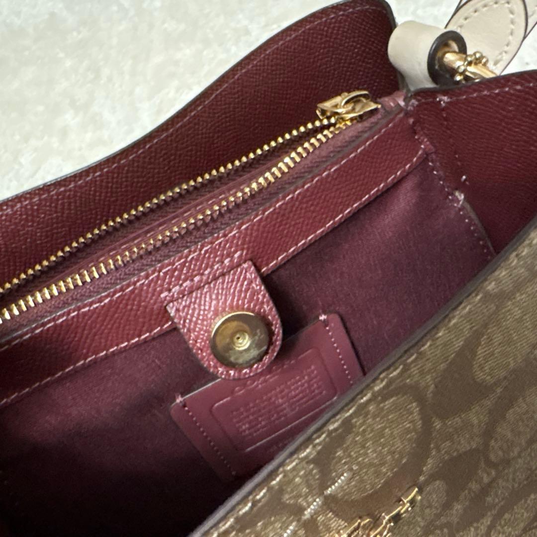coach コーチ アウトレット 2way ショルダーバッグ シグネチャー柄