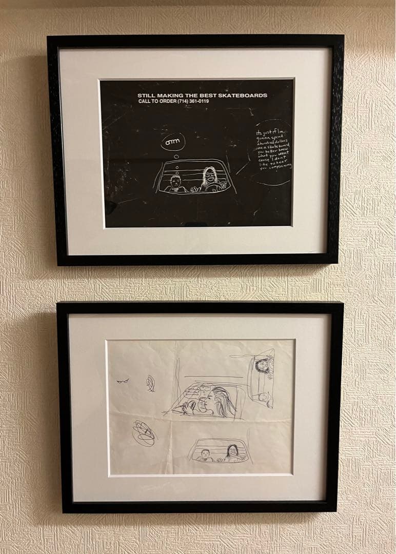 Mark Gonzales マークゴンザレス GONZ 原画 ATM 広告