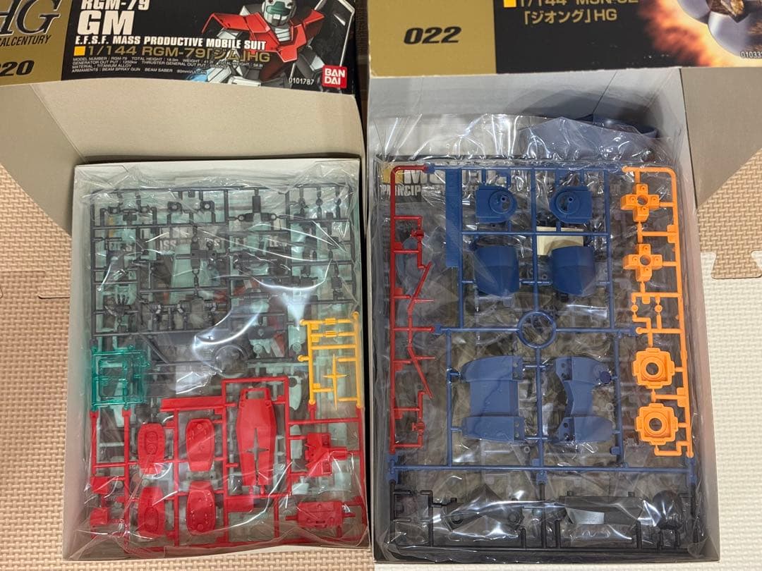 1/144 HGUC セット ギャン ズゴック ゴッグ ジム ジオング