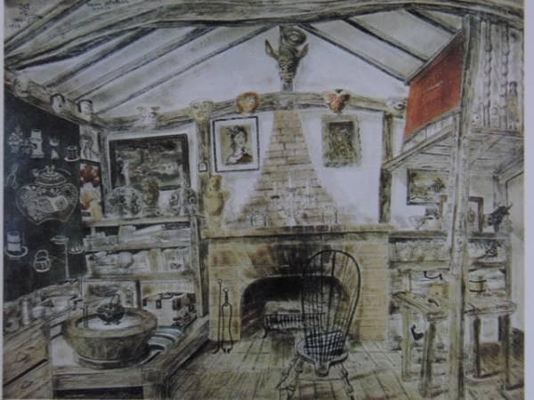 藤田嗣治、【Mon Atelier】、希少な額装用画集より、厳選、新品額装