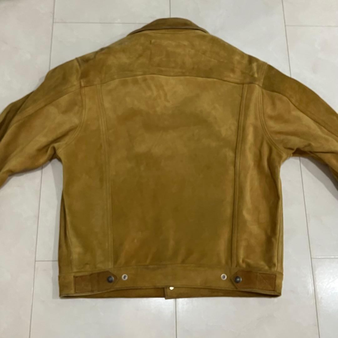 【希少サイズ40】AERO LEATHER スエード トラッカージャケット
