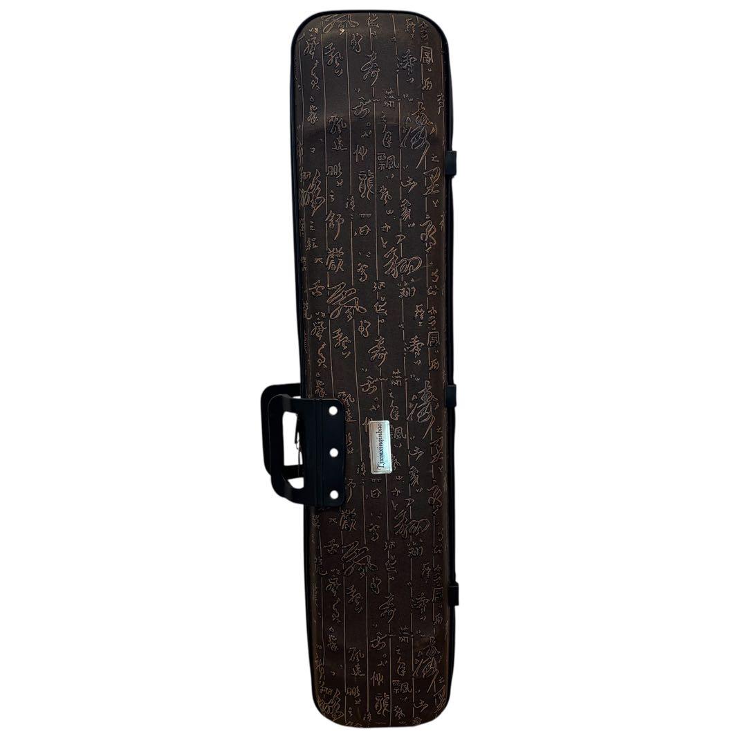 二胡　紫檀精品　錦蛇皮　古月琴坊　専用ケース　交換弦付き