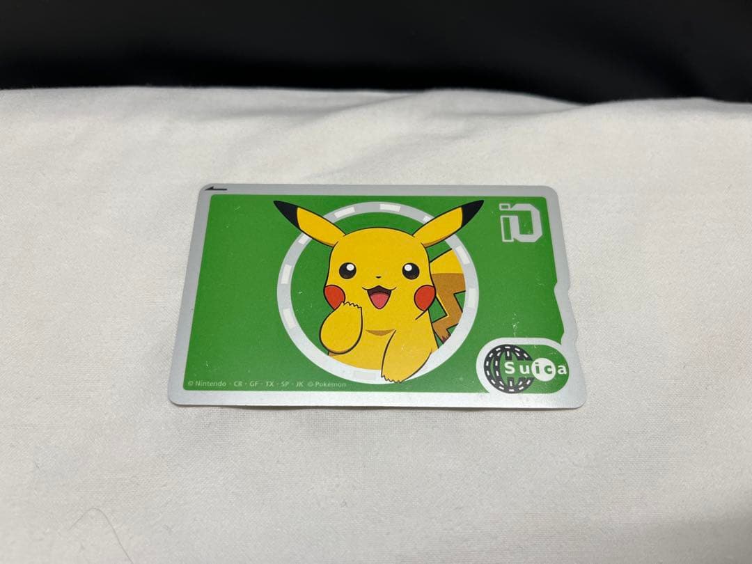 使用可能！ピカチュウ Suicaカード 緑色