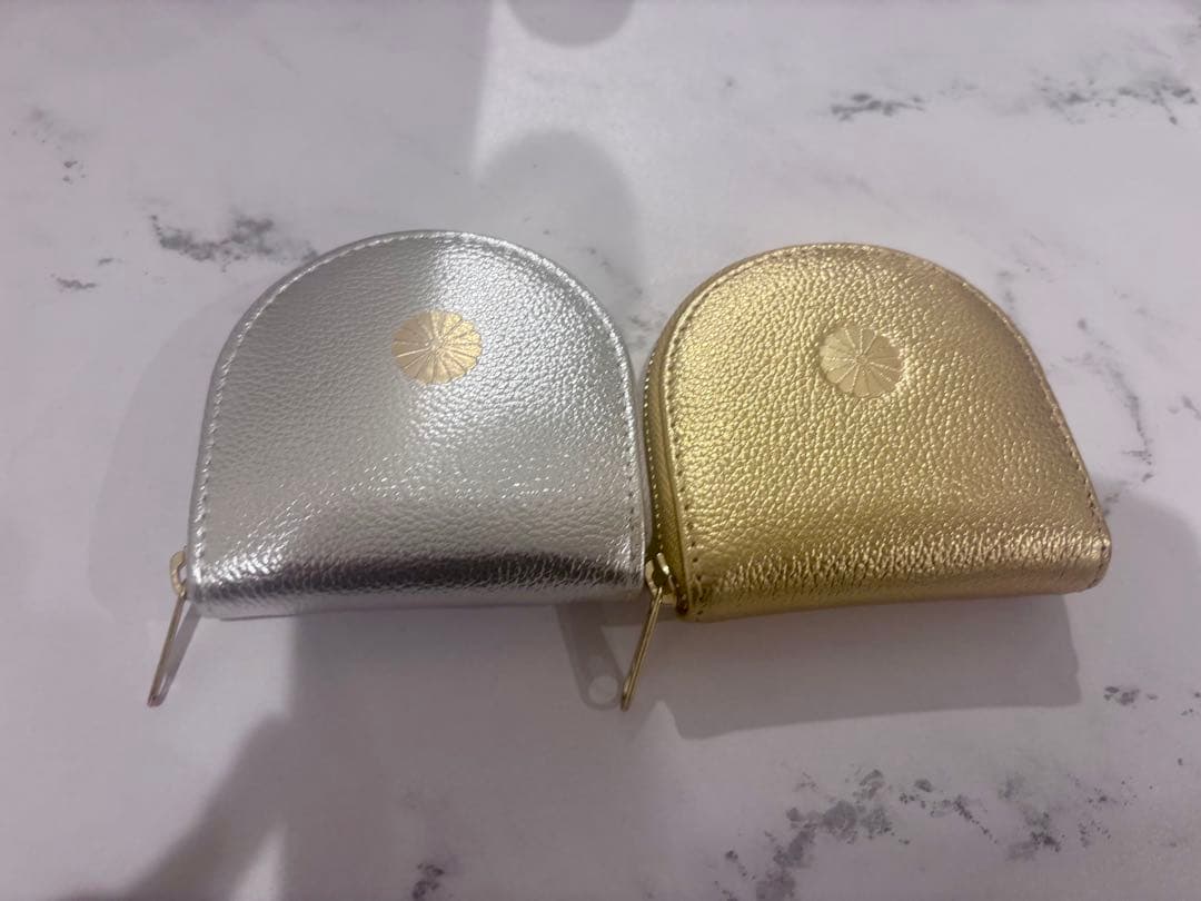 皇居小銭入れ財布ゴールドシルバー