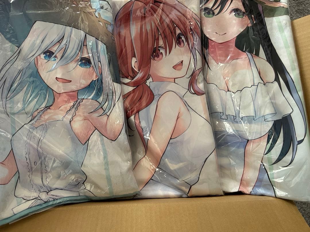 甘神さんちの縁結び　ローソン　等身大タペストリー　朝姫　夕奈　夜重