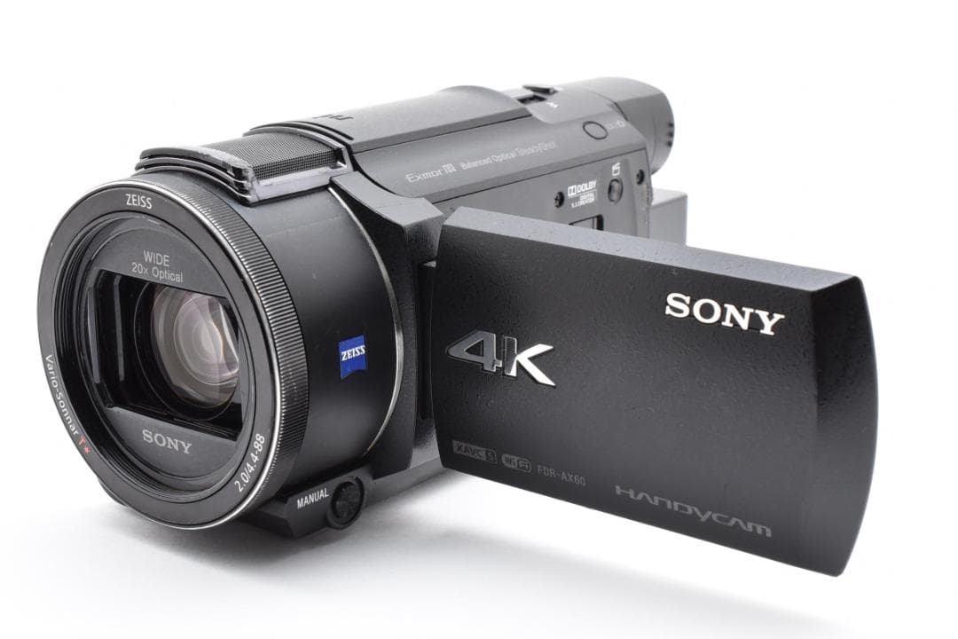 SONY FDR-AX60 4K ブラック デジタル ビデオカメラ ハンディカム