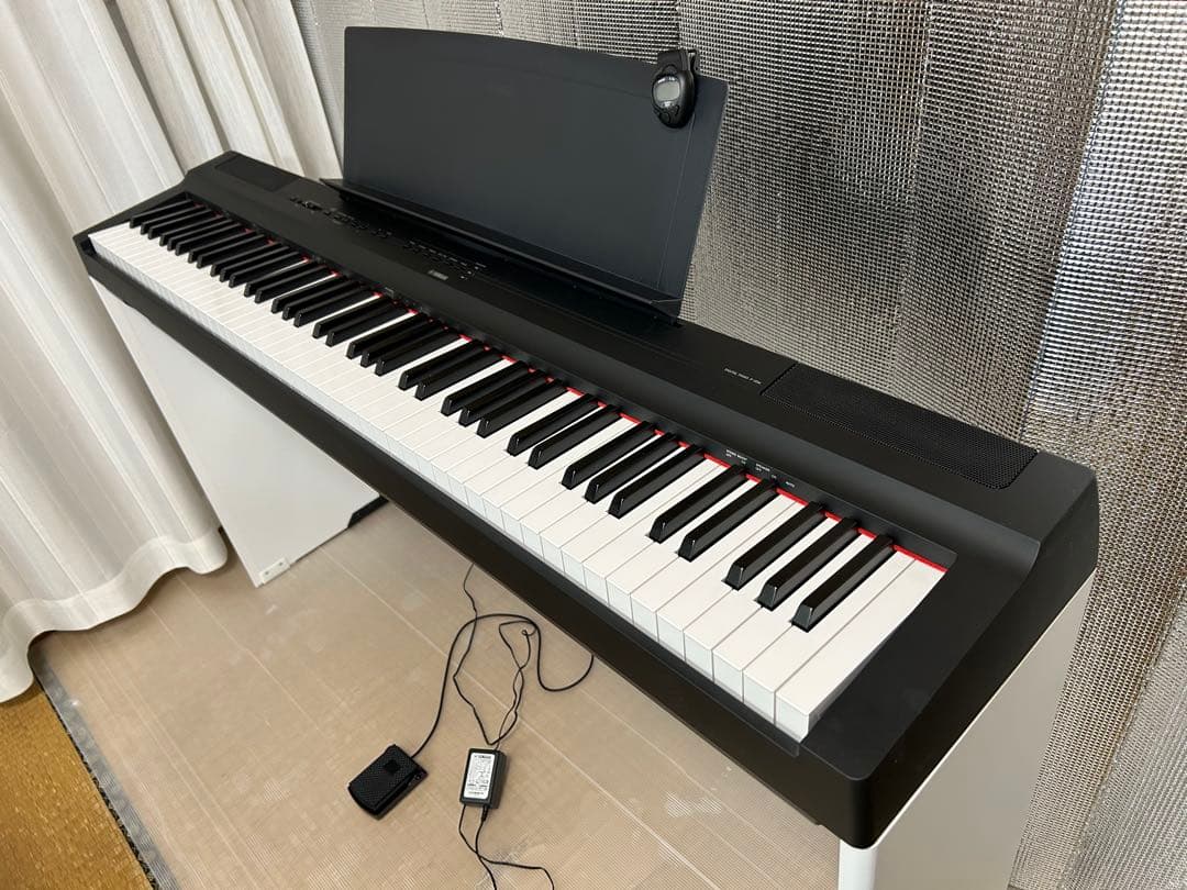 YAMAHA ヤマハP-125A 電子ピアノ2024年製　スタンド メトロノーム