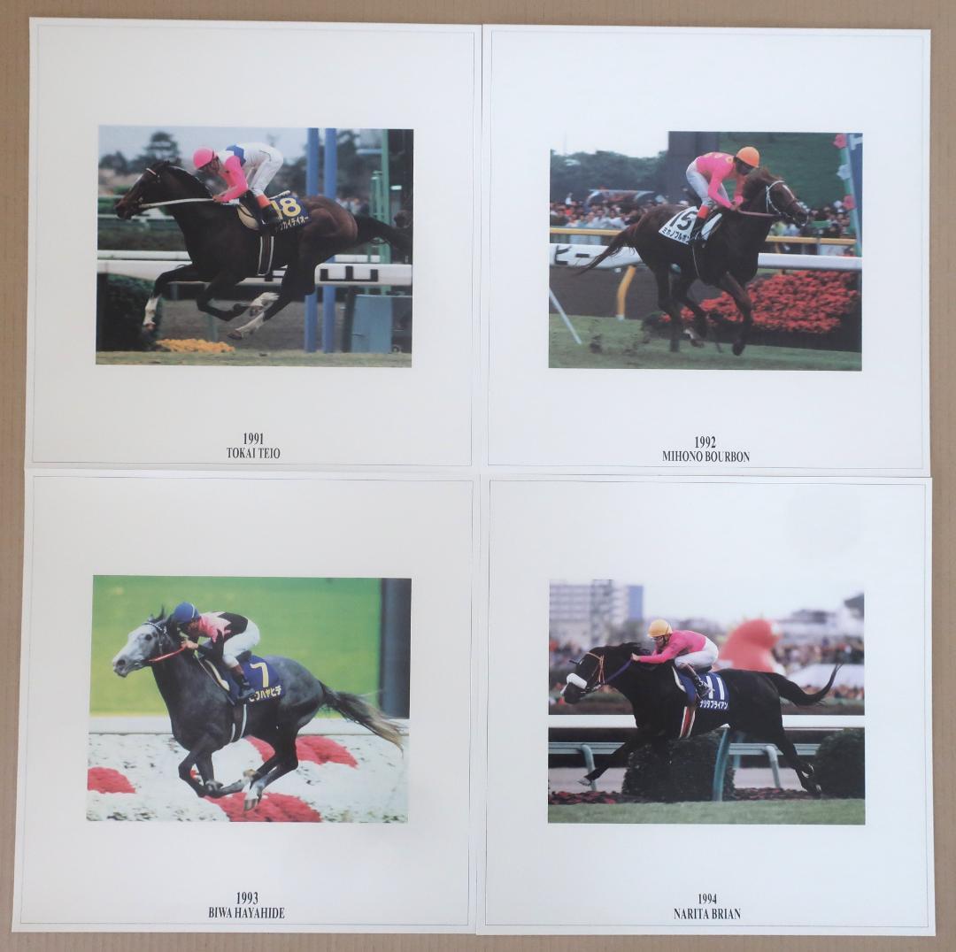 中央競馬(JRA)年度代表馬【1983年度～1998年度】写真16枚セット