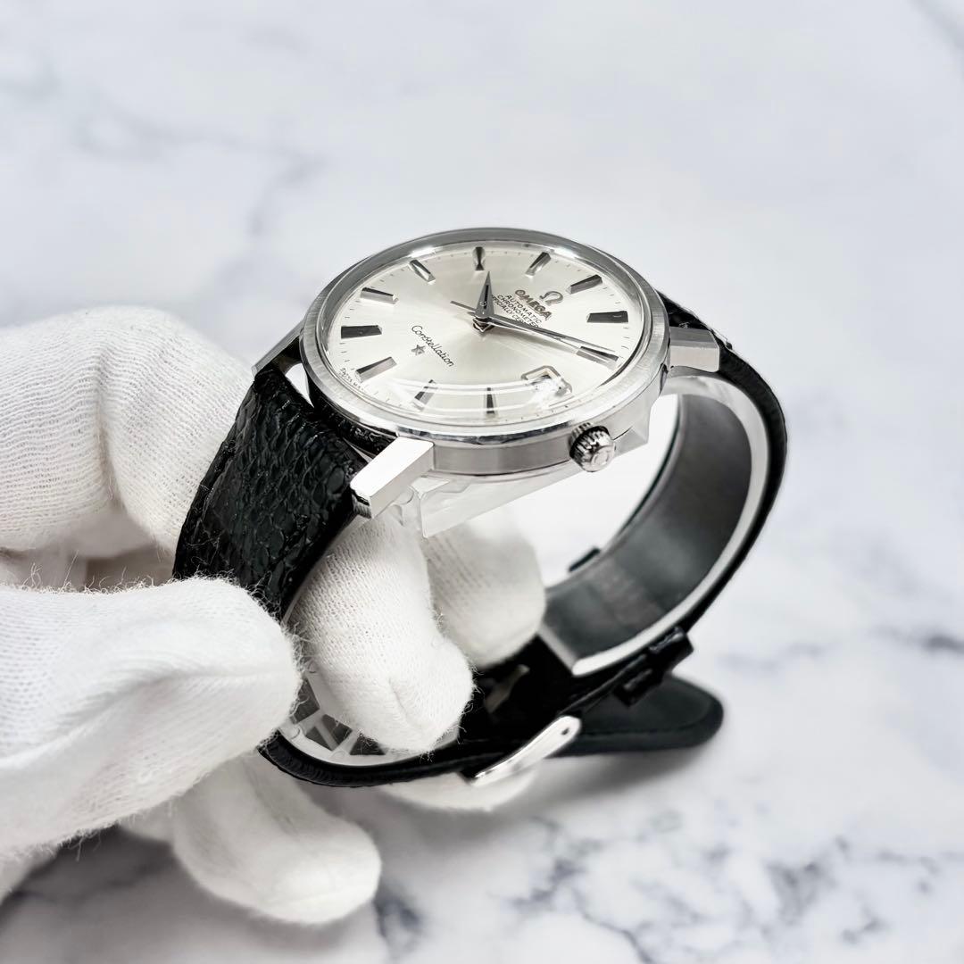 【極美／OH済】オメガ コンステレーション クロノメーター 自動巻き 純正尾錠付