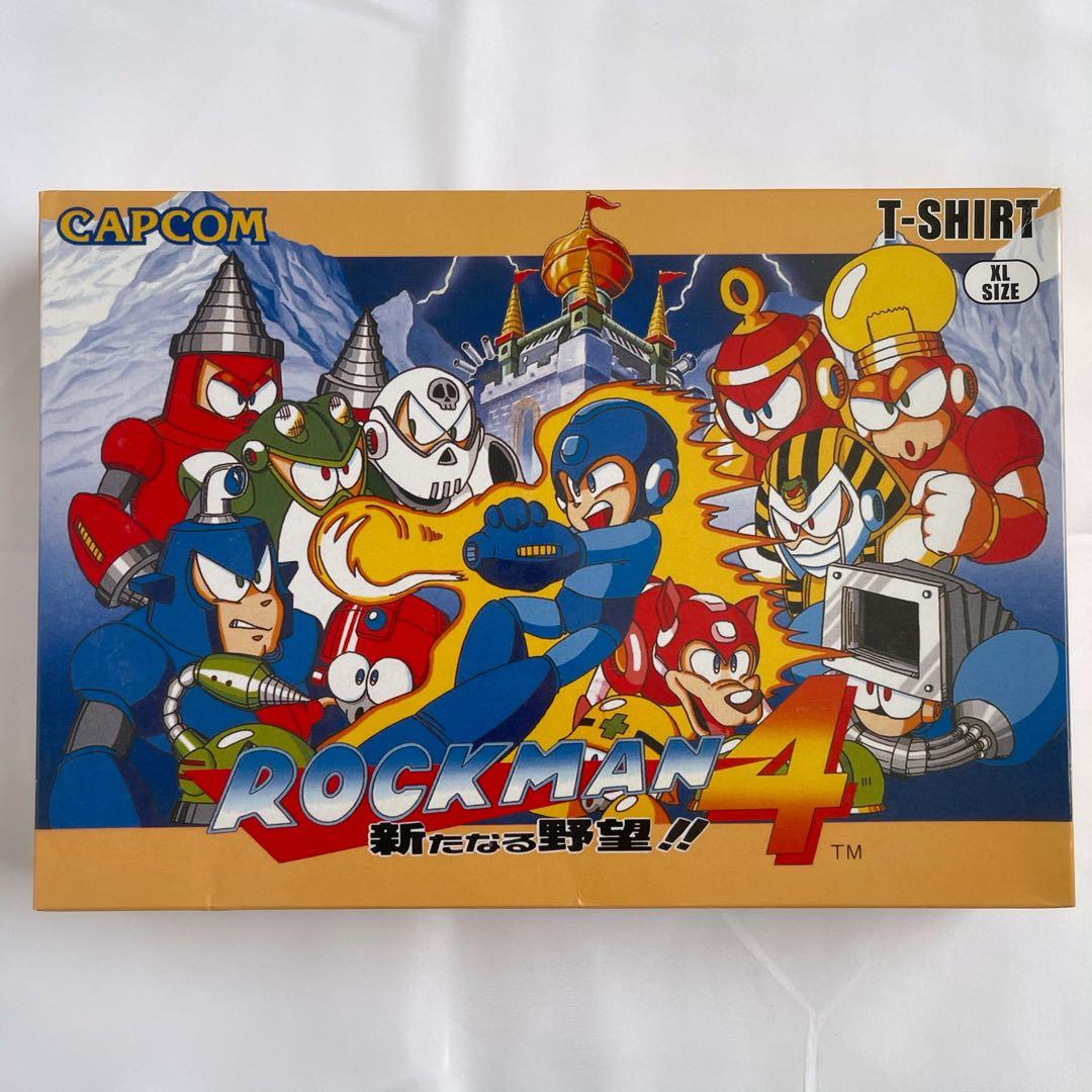 ロックマン4 Tシャツ XLサイズ MEGAMAN カプコン CAPCOM