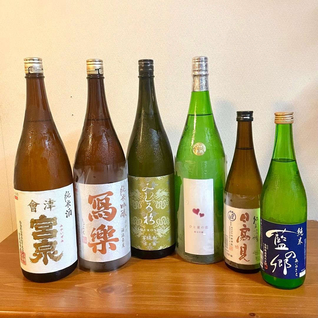 日本酒 1800ml+720ml 6本セット