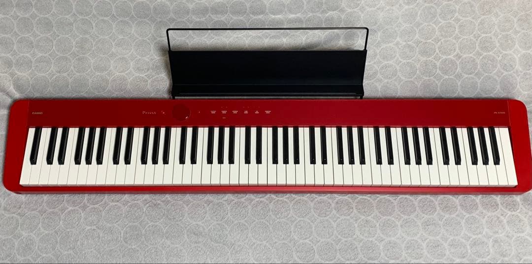 【美品】CASIO「Privia」88鍵電子ピアノ PX-S1100 レッド