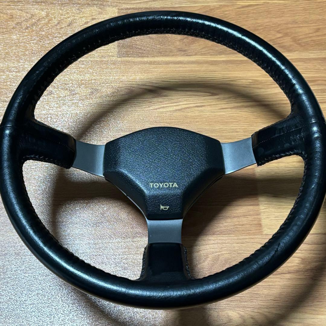 【希少】トヨタ AE86 純正 ステアリング ハンドル