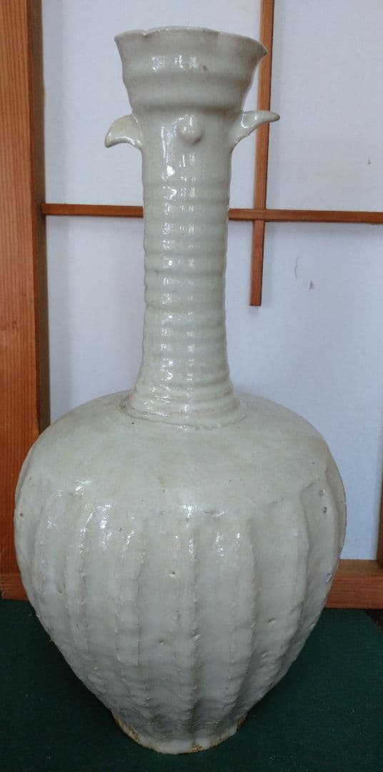 花瓶 益子焼