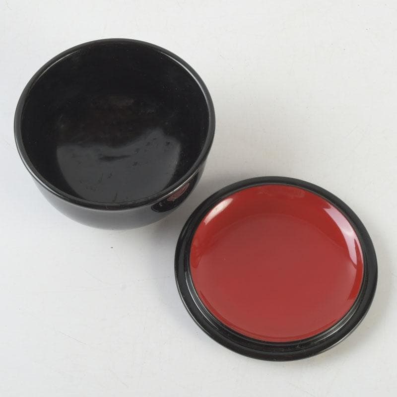 茶道具　山中塗　中村宗悦作　春秋棗　共箱　V　9627