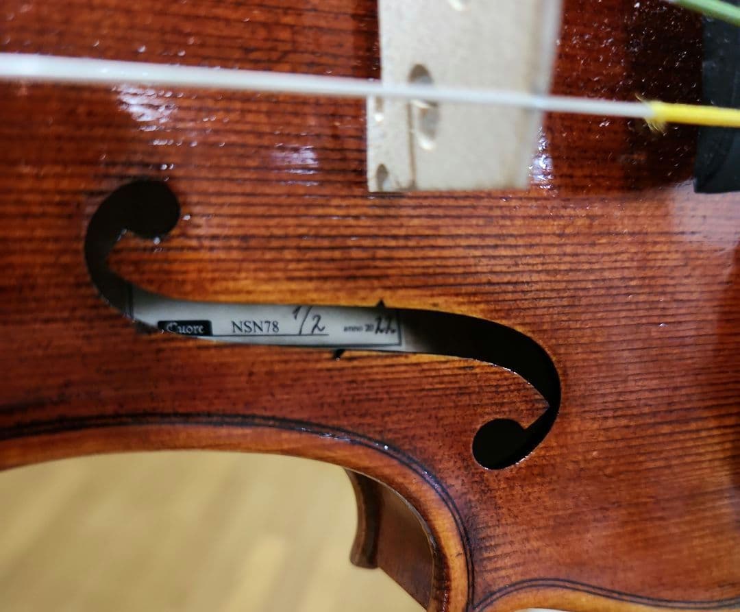 値下げ☆ニコロサンティ　バイオリン　1/2　Cuore　NSN78　2022