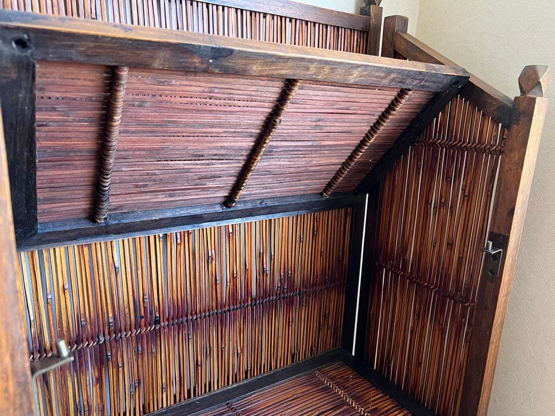 アジアンスタイル 竹製シェルフ 3段 ① バリ インドネシア