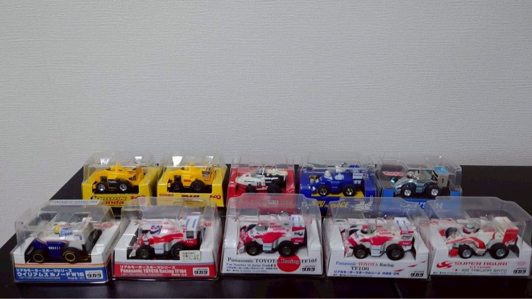 リアルモータースポーツセット　トヨタ　ウィリアムズルノー　ホンダ　アグリ10台