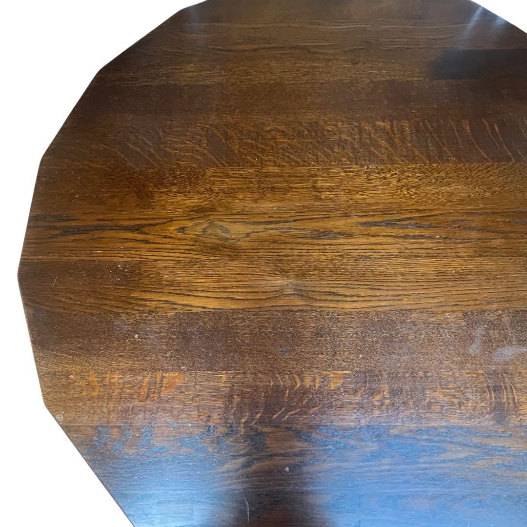 オランダ民芸家具 ネザーランズフォークロア 16角形 ダイニングテーブル