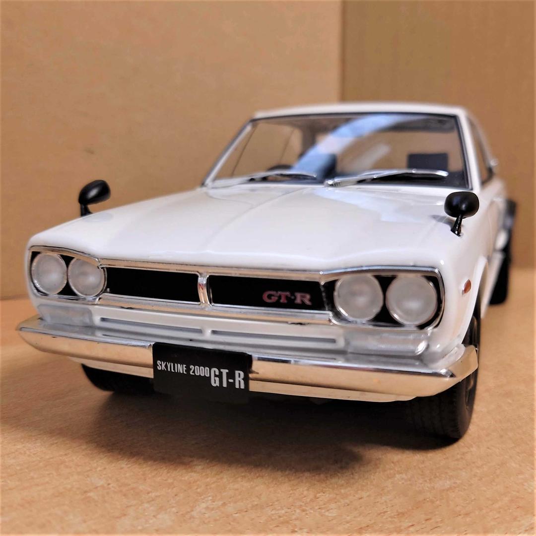 1/18 日産GT-R ハコスカ ホワイト スカイライン2000GT-R