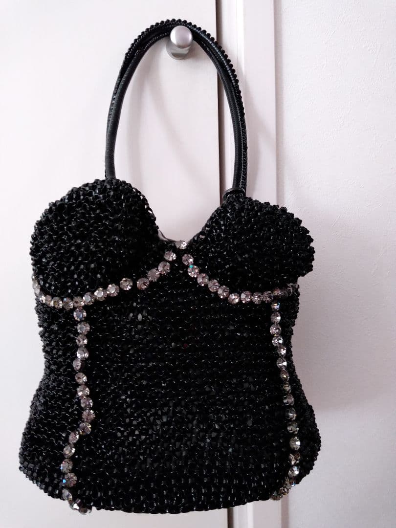 みー「アンテプリマ」超レアなデザイン　ワイヤー・ラインストーン・バッグ