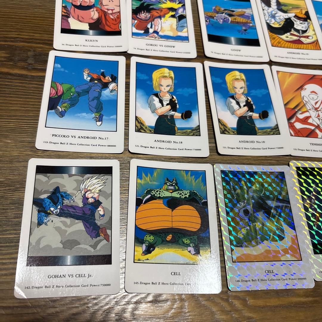 Vintage レア キラカード３枚 ドラゴンボールZ ヒーローコレクション