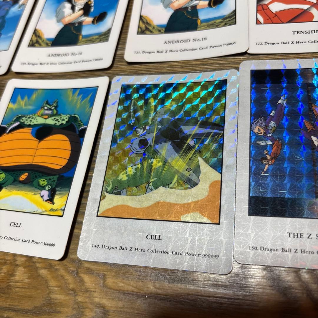 Vintage レア キラカード３枚 ドラゴンボールZ ヒーローコレクション